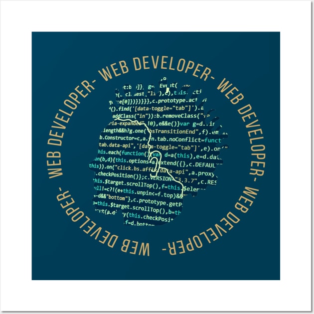 Web Developer Wall Art by SASKET 